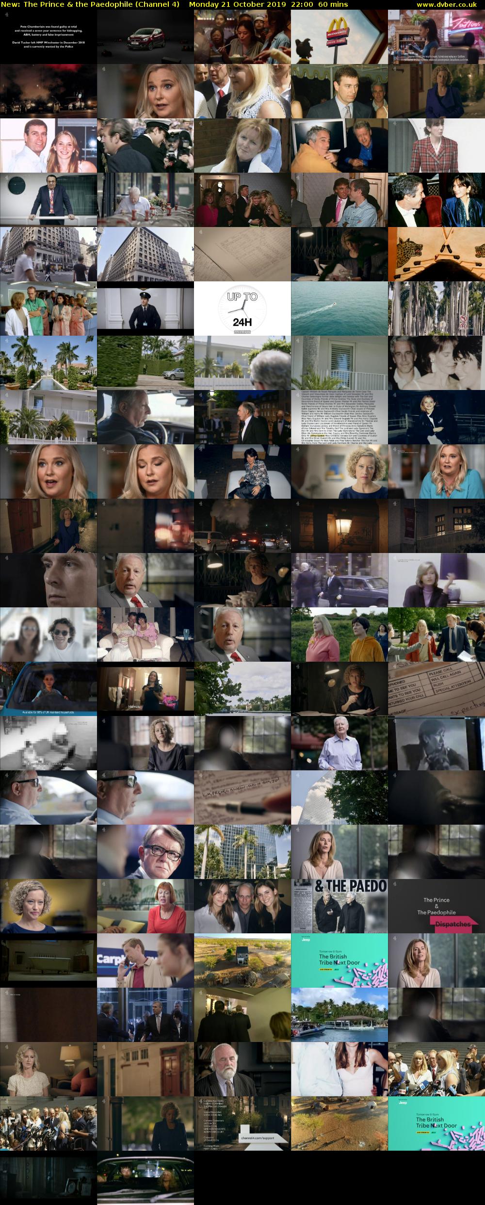The Prince & the Paedophile (Channel 4) Monday 21 October 2019 22:00 - 23:00