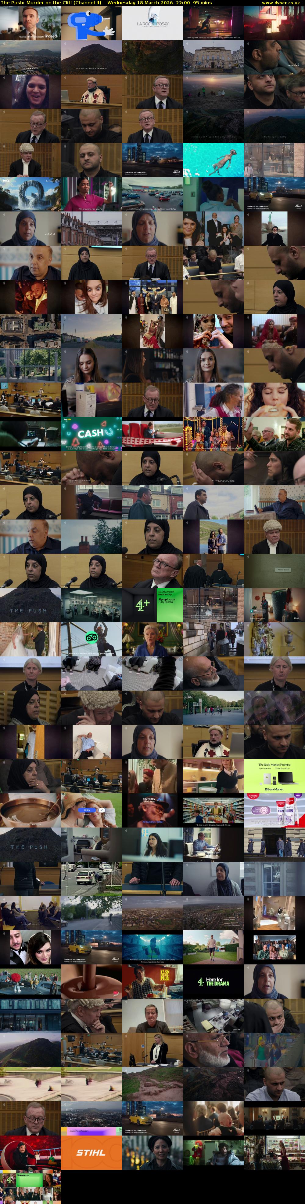 The Push: Murder on the Cliff (Channel 4) Wednesday 18 March 2026 22:00 - 23:35