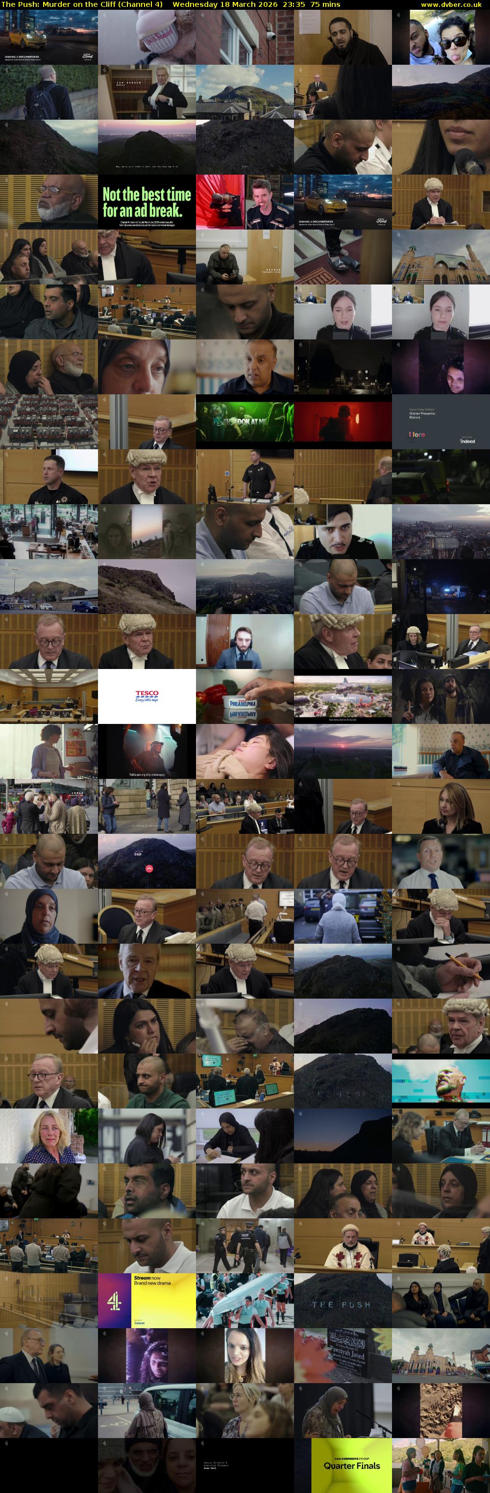 The Push: Murder on the Cliff (Channel 4) Wednesday 18 March 2026 23:35 - 00:50