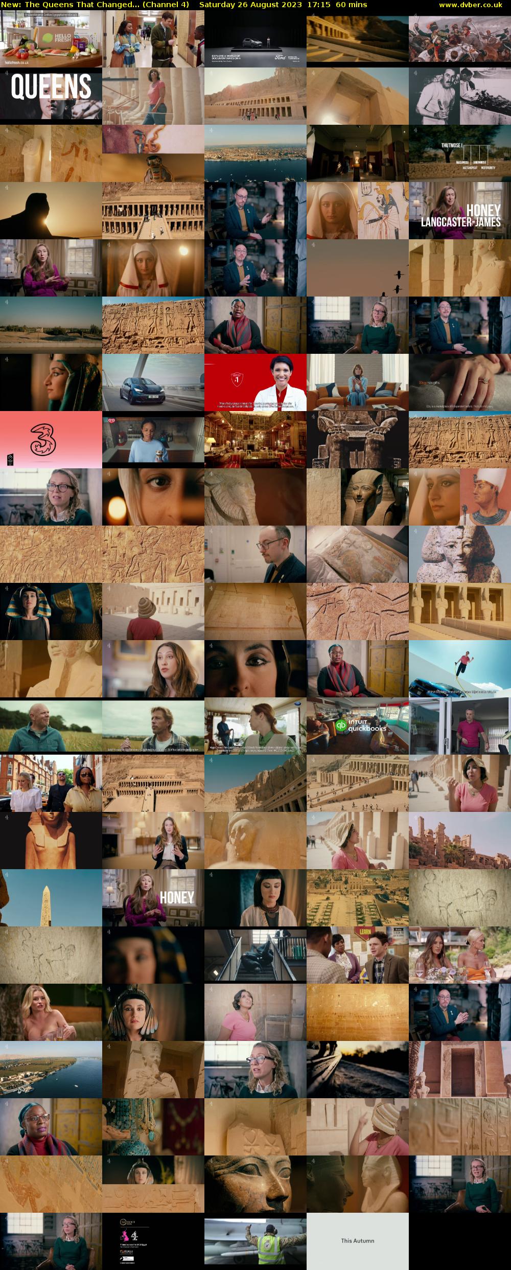 The Queens That Changed... (Channel 4) Saturday 26 August 2023 17:15 - 18:15