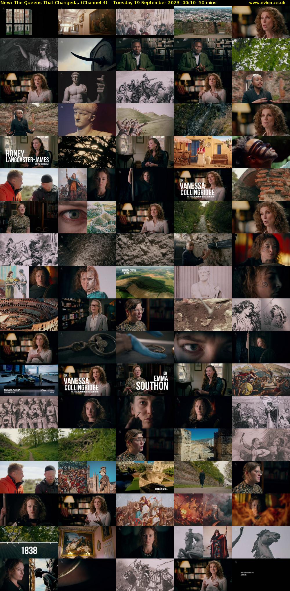 The Queens That Changed... (Channel 4) Tuesday 19 September 2023 00:10 - 01:00