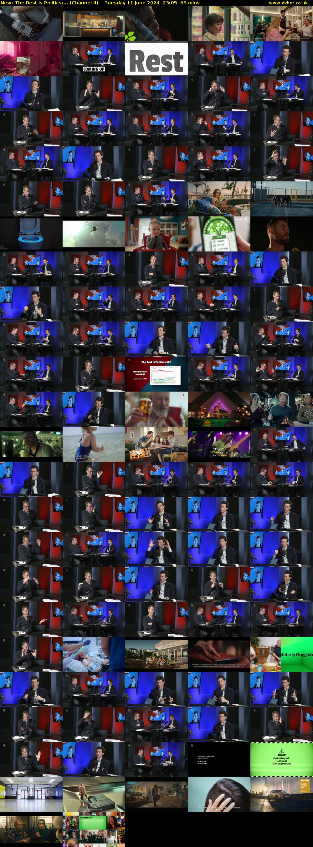 The Rest Is Politics:... (Channel 4) Tuesday 11 June 2024 23:05 - 00:10