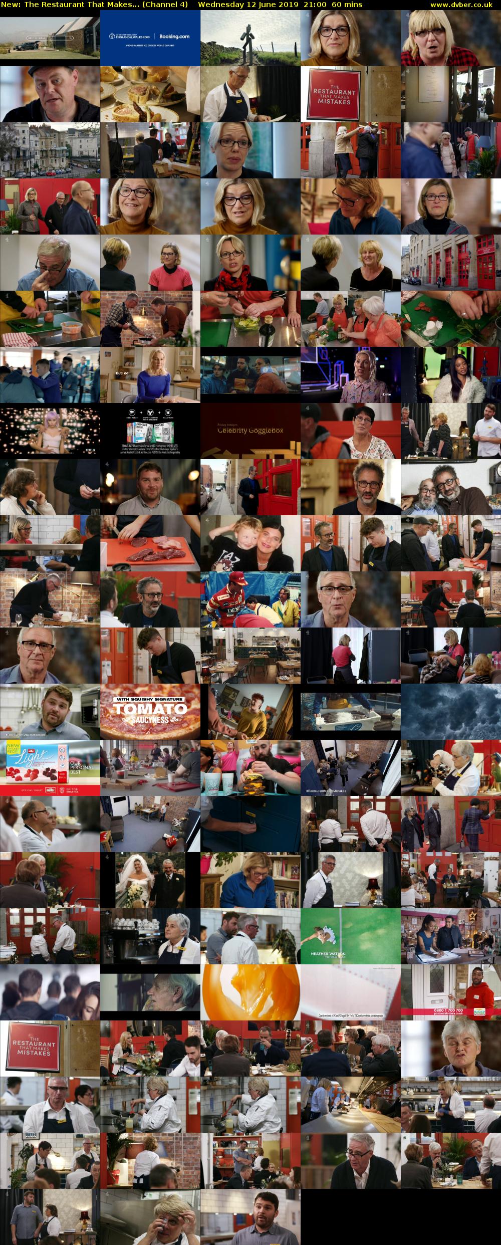 The Restaurant That Makes... (Channel 4) Wednesday 12 June 2019 21:00 - 22:00