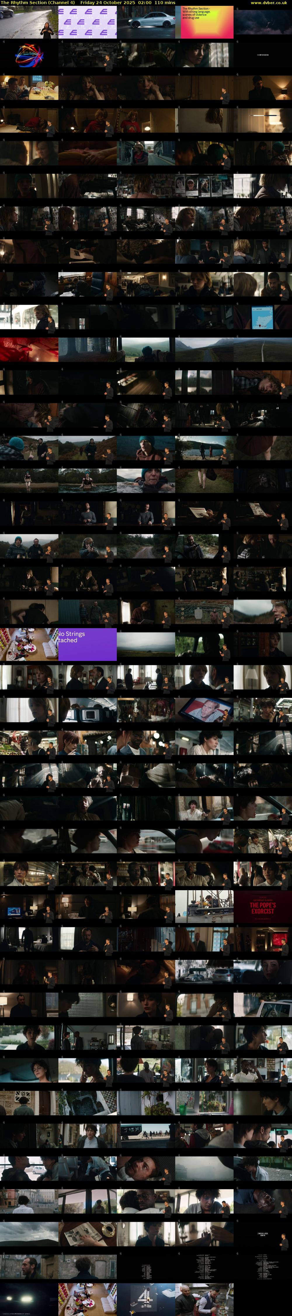 The Rhythm Section (Channel 4) Friday 24 October 2025 02:00 - 03:50