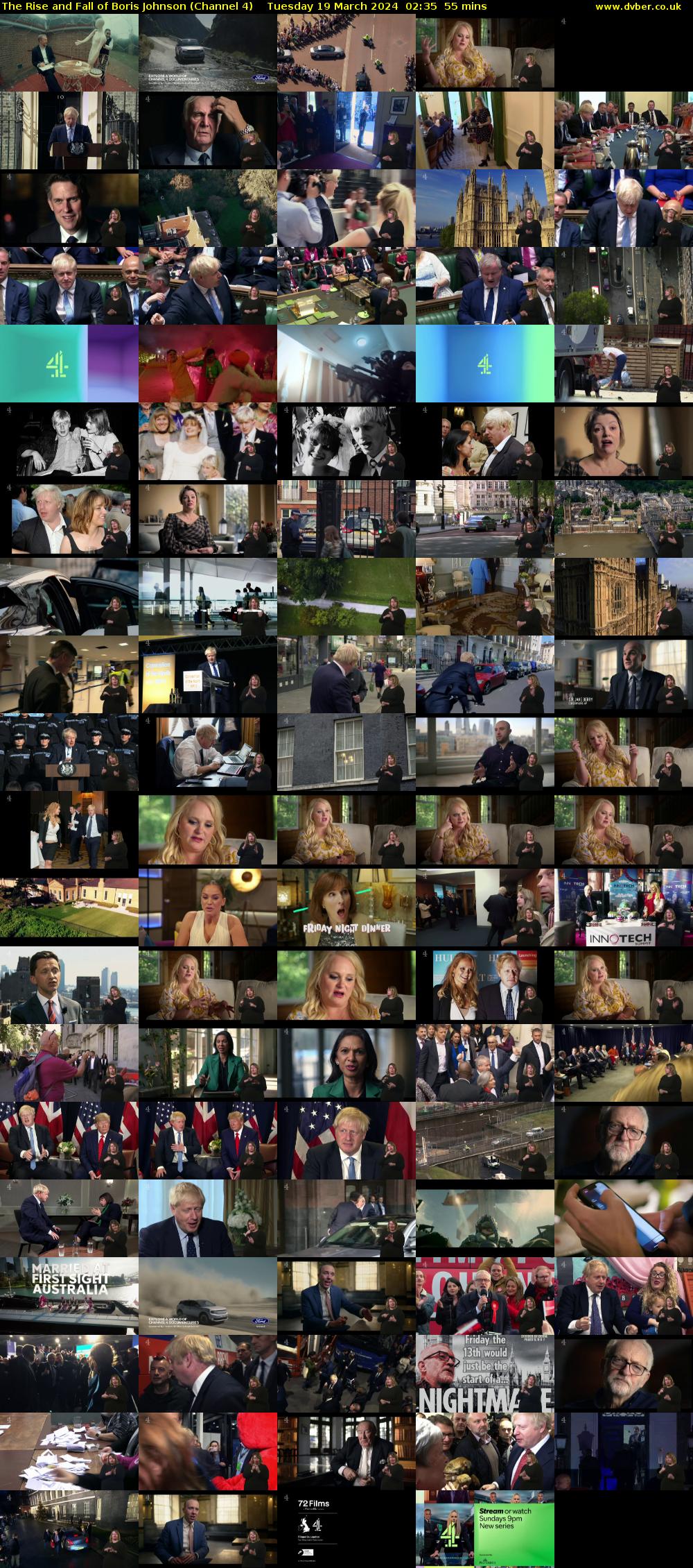 The Rise and Fall of Boris Johnson (Channel 4) Tuesday 19 March 2024 02:35 - 03:30
