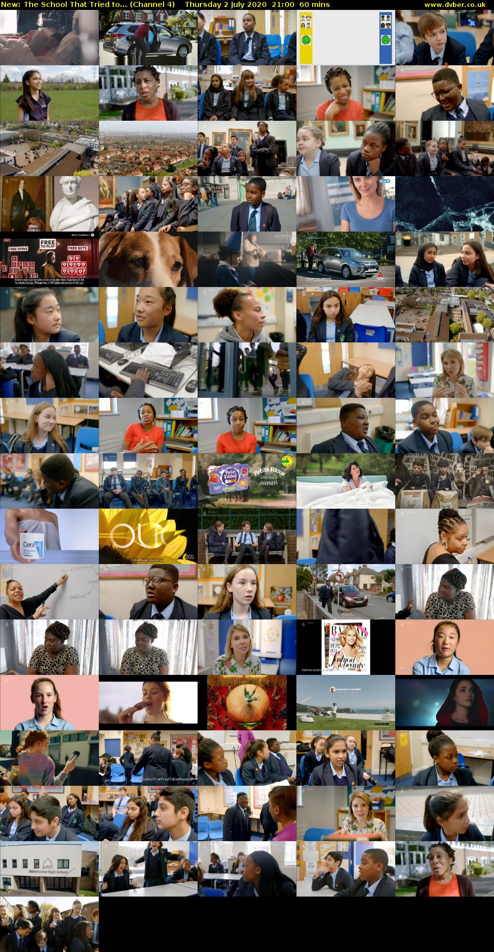 The School That Tried to... (Channel 4) Thursday 2 July 2020 21:00 - 22:00