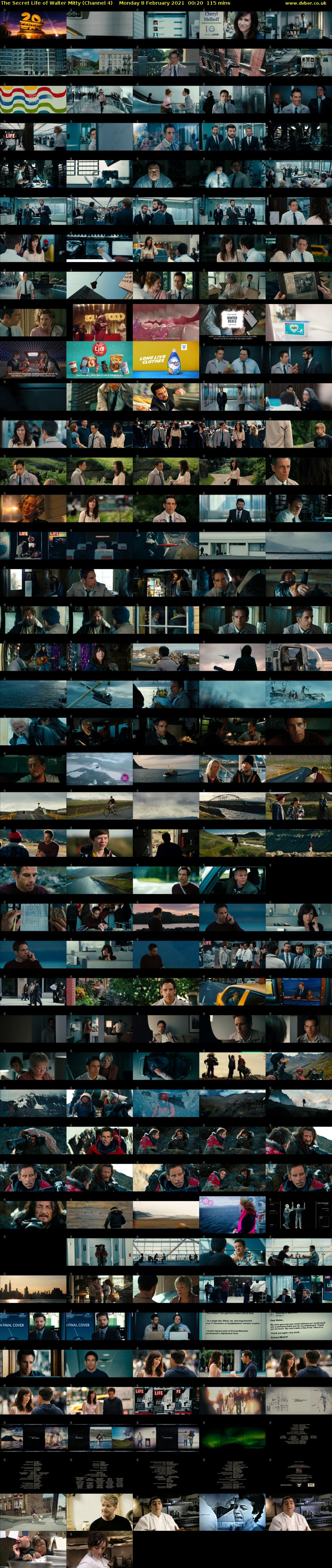 The Secret Life of Walter Mitty (Channel 4) Monday 8 February 2021 00:20 - 02:15