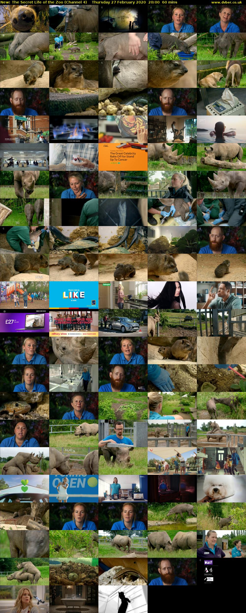 The Secret Life of the Zoo (Channel 4) Thursday 27 February 2020 20:00 - 21:00