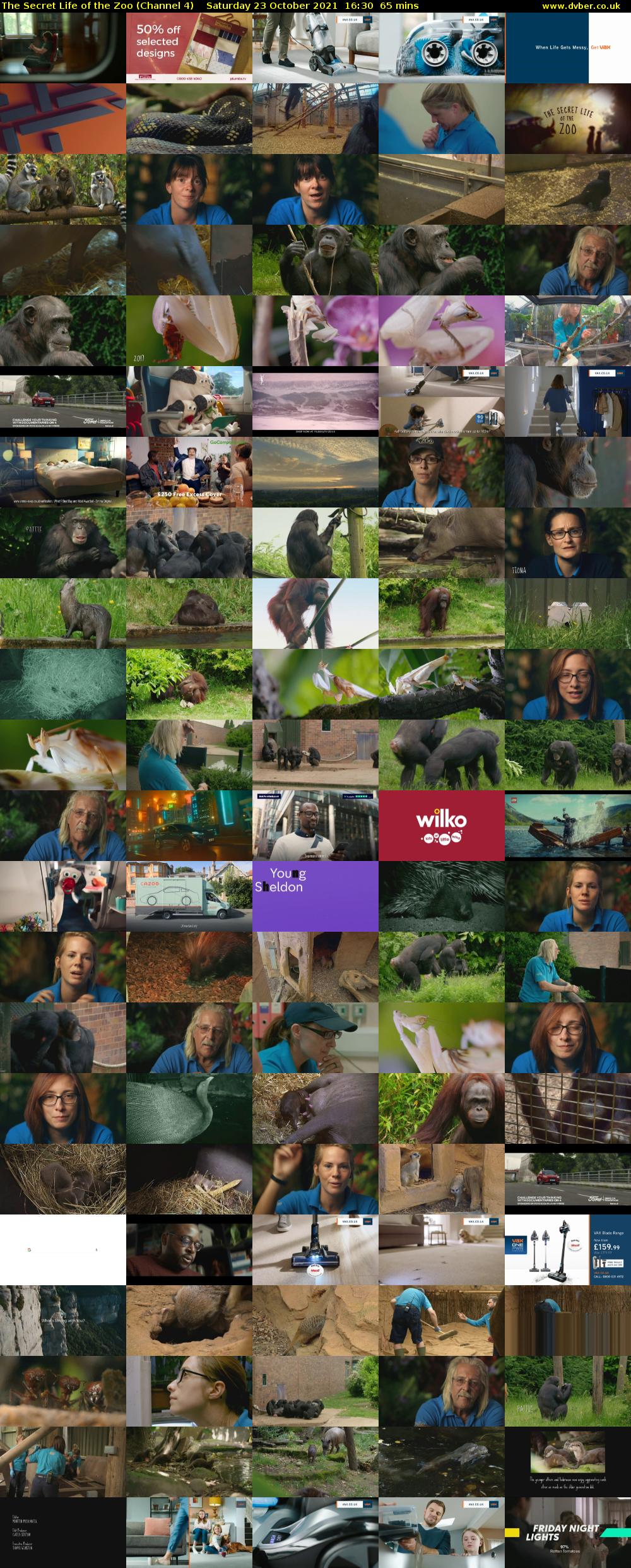 The Secret Life of the Zoo (Channel 4) Saturday 23 October 2021 16:30 - 17:35