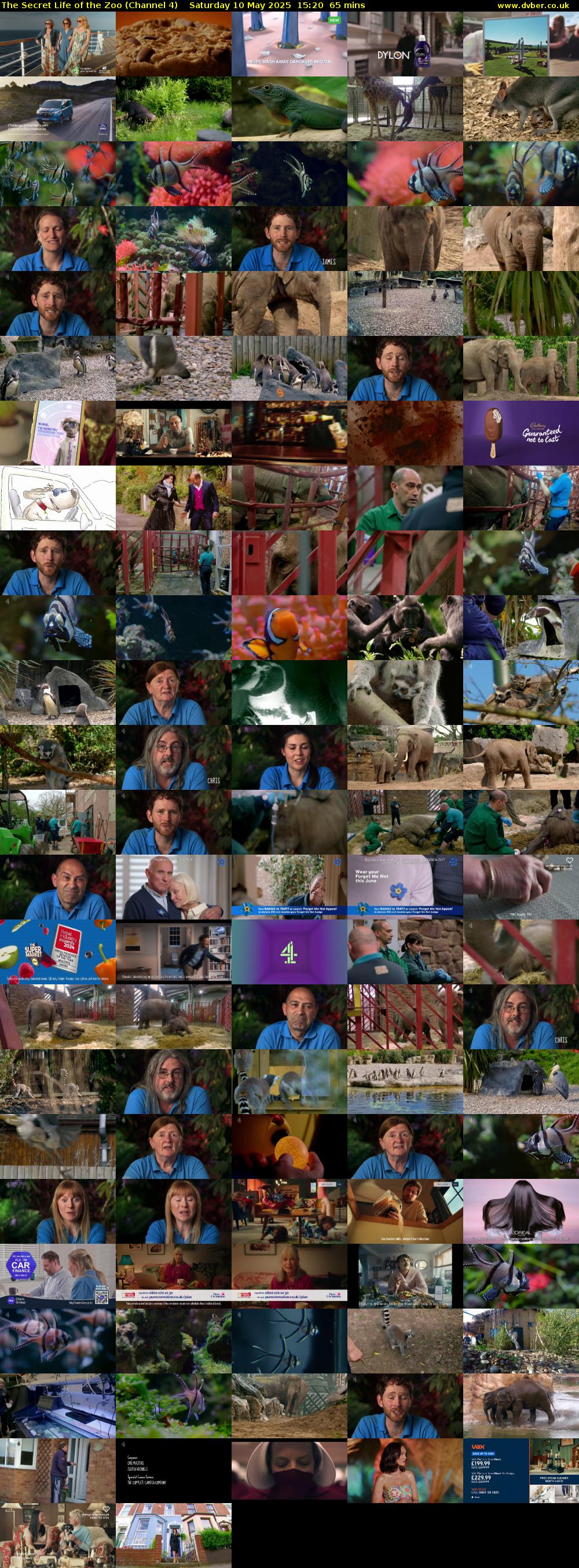 The Secret Life of the Zoo (Channel 4) Saturday 10 May 2025 15:20 - 16:25
