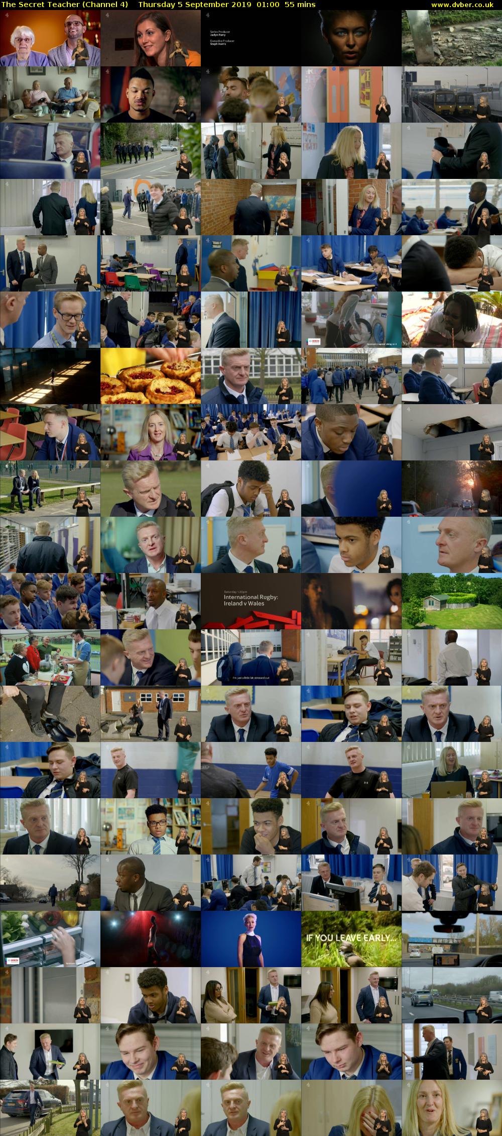 The Secret Teacher (Channel 4) Thursday 5 September 2019 01:00 - 01:55