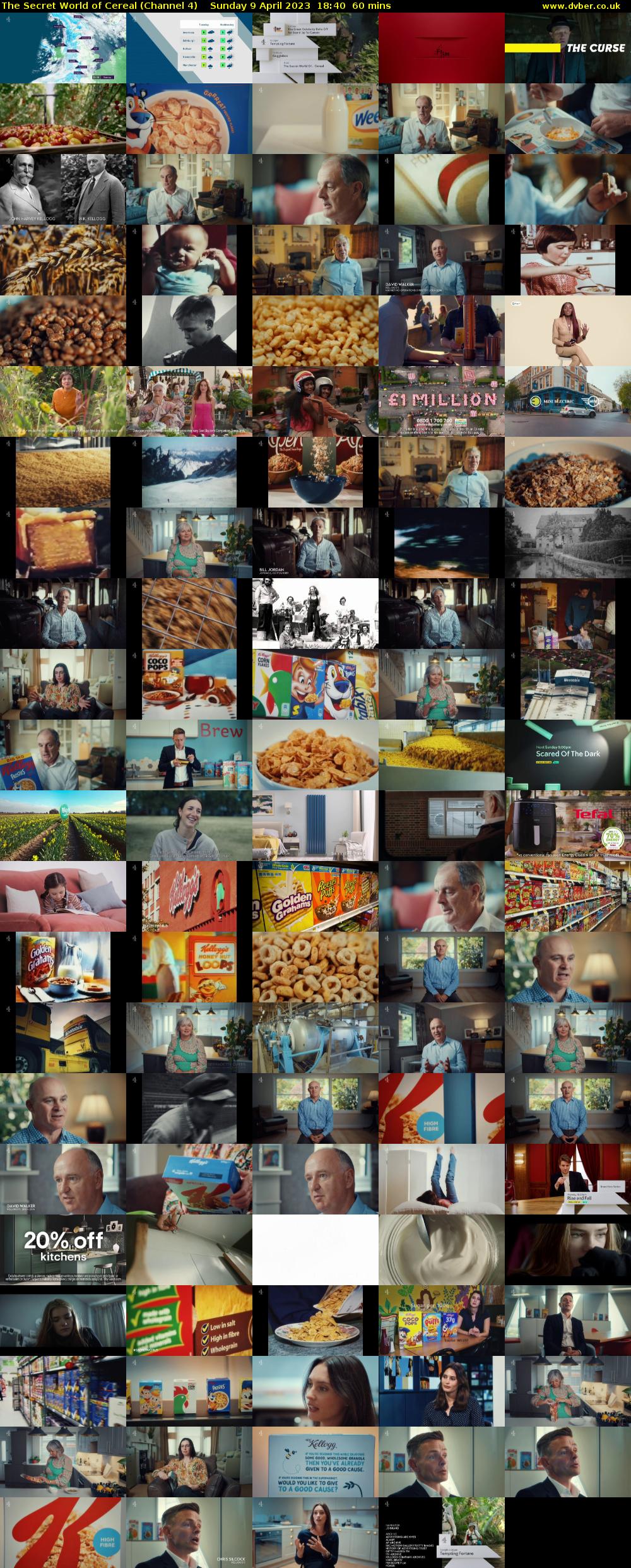 The Secret World of Cereal (Channel 4) Sunday 9 April 2023 18:40 - 19:40