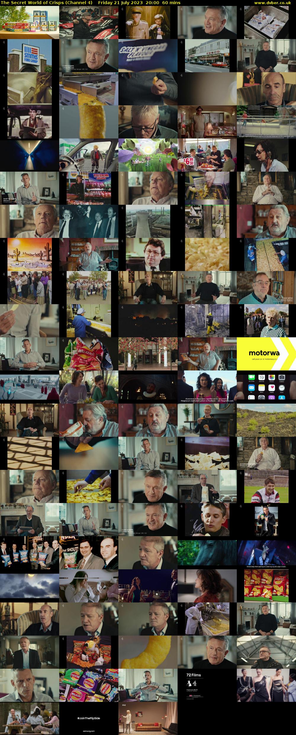 The Secret World of Crisps (Channel 4) Friday 21 July 2023 20:00 - 21:00