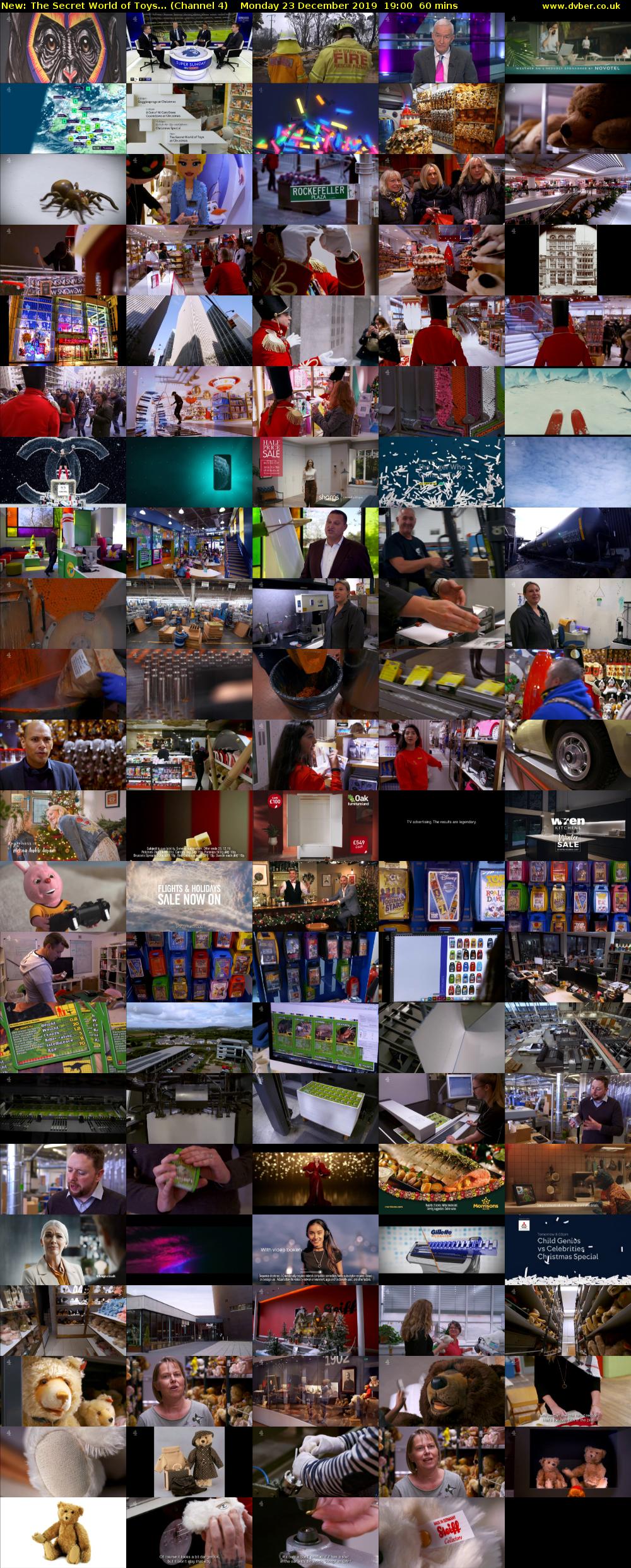 The Secret World of Toys... (Channel 4) Monday 23 December 2019 19:00 - 20:00