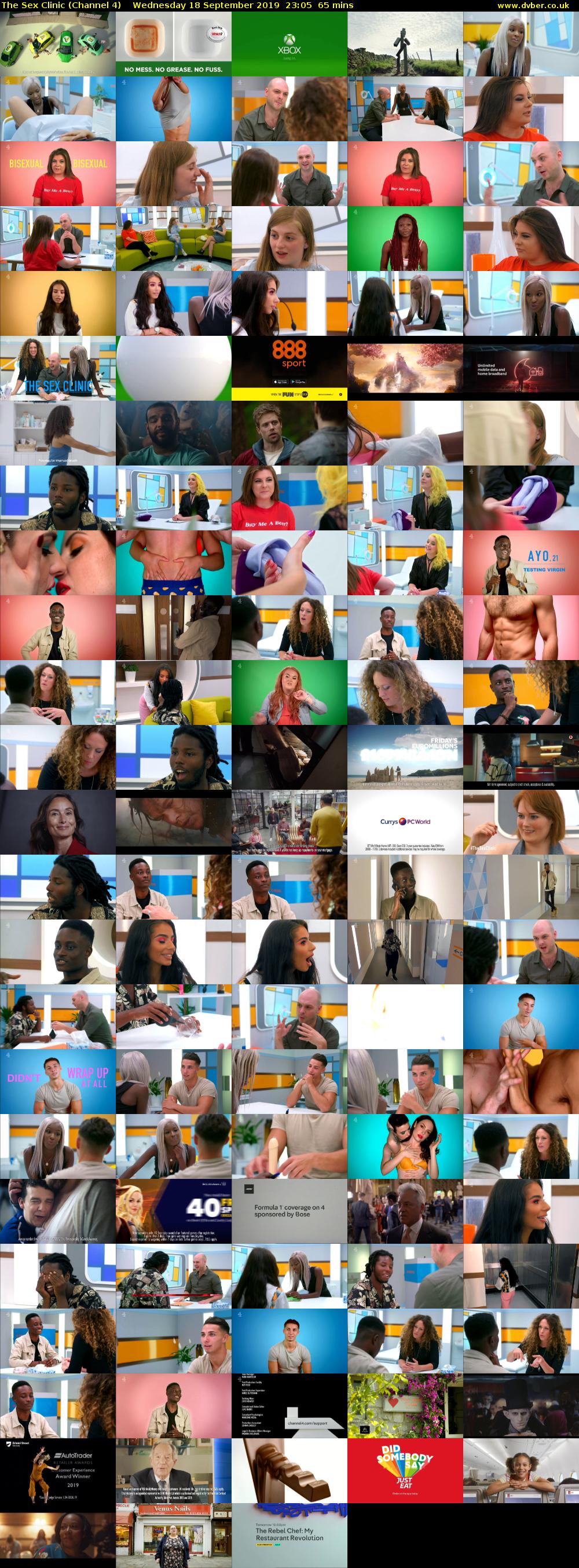 The Sex Clinic (Channel 4) Wednesday 18 September 2019 23:05 - 00:10