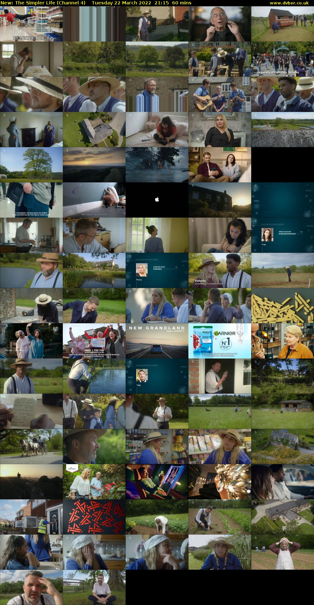 The Simpler Life (Channel 4) Tuesday 22 March 2022 21:15 - 22:15