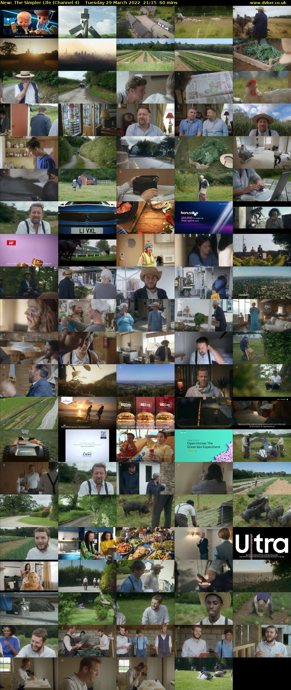 The Simpler Life (Channel 4) Tuesday 29 March 2022 21:15 - 22:15