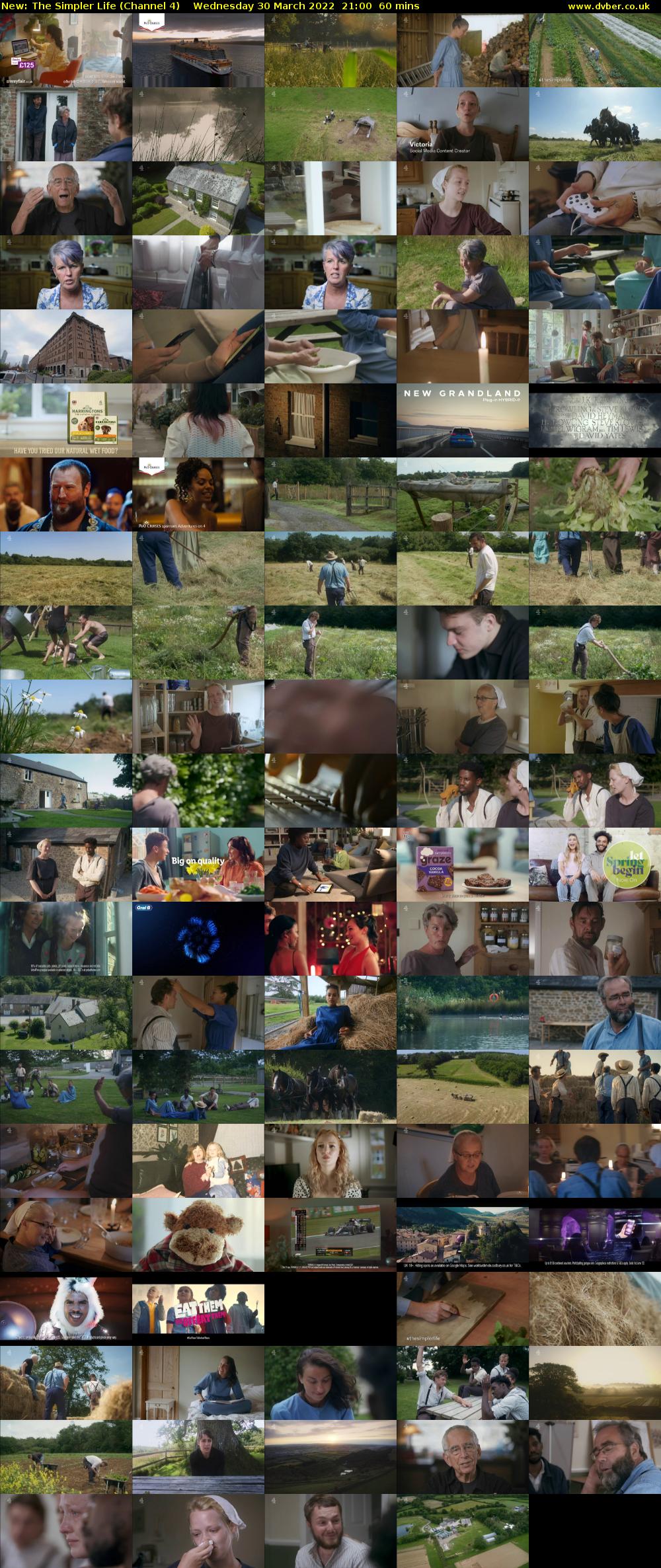 The Simpler Life (Channel 4) Wednesday 30 March 2022 21:00 - 22:00