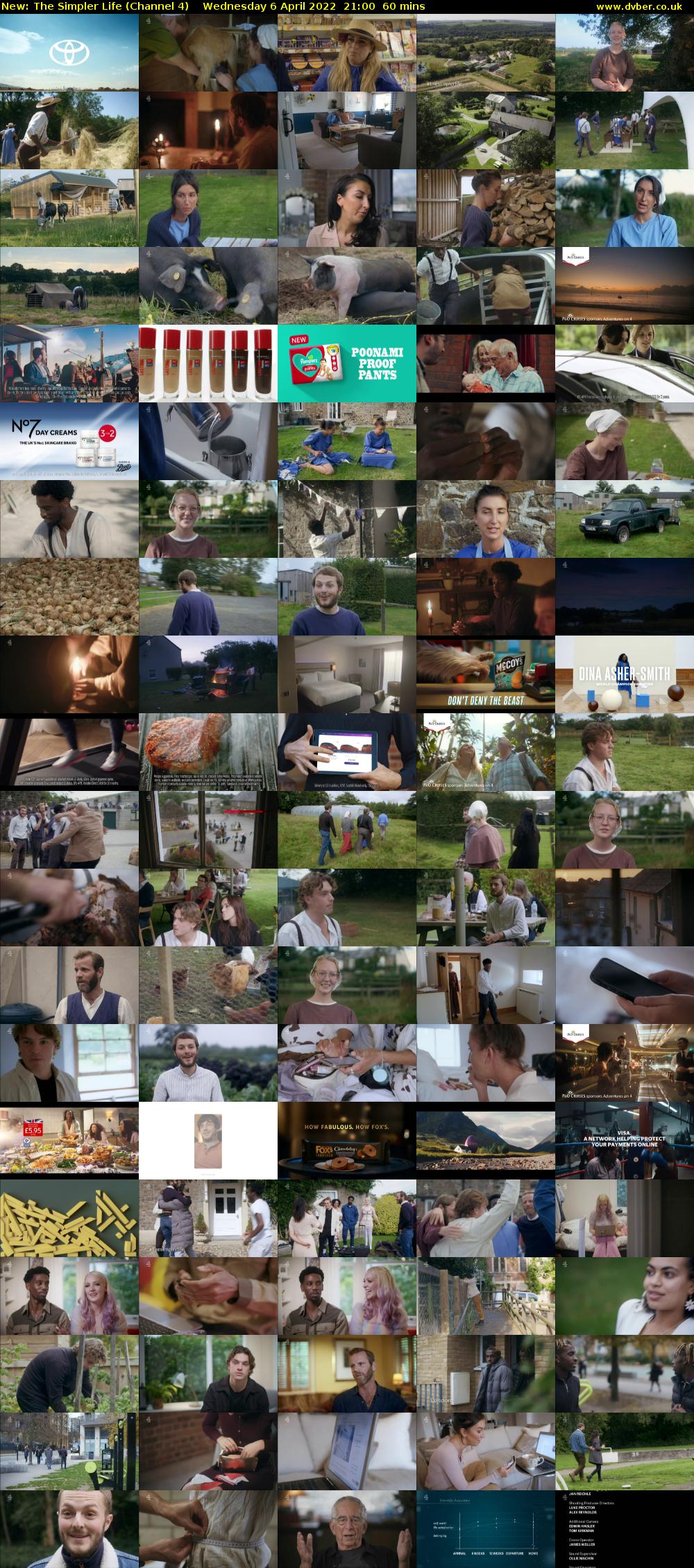 The Simpler Life (Channel 4) Wednesday 6 April 2022 21:00 - 22:00