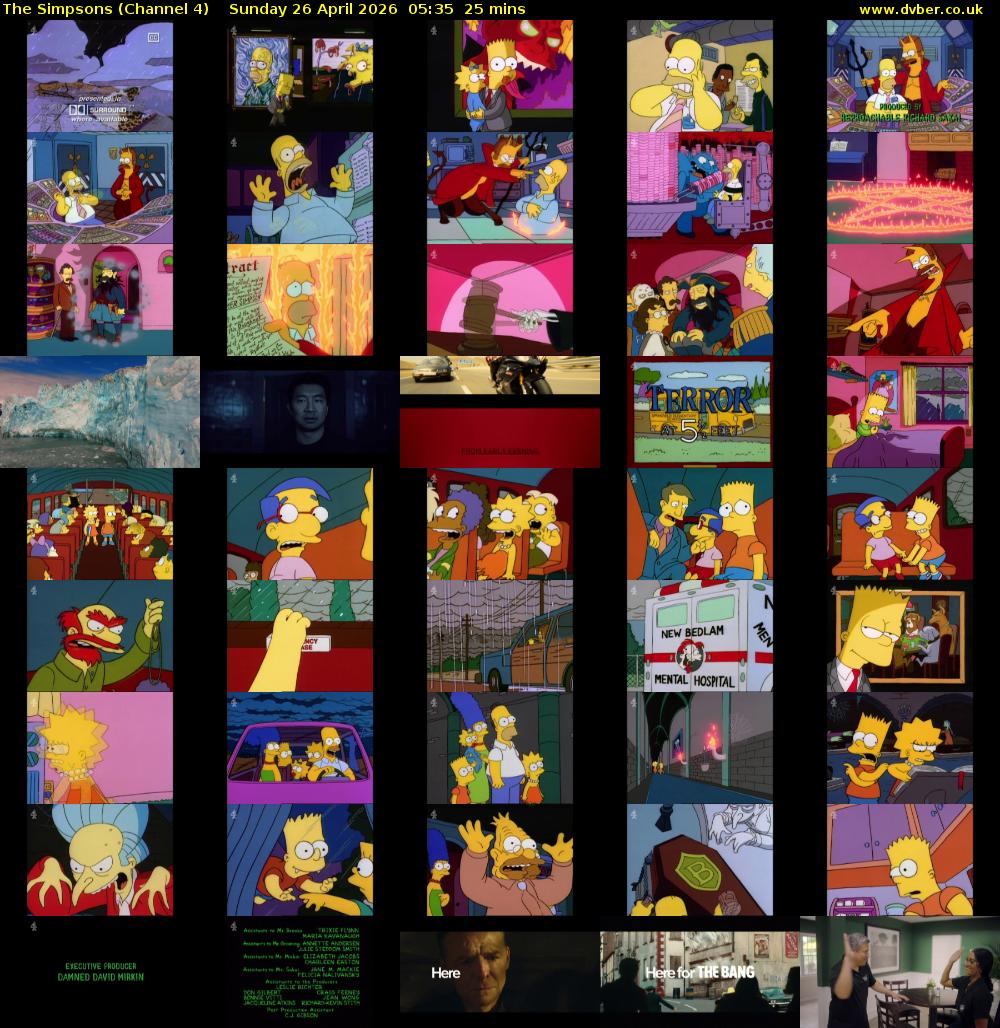 The Simpsons (Channel 4) Sunday 26 April 2026 05:35 - 06:00