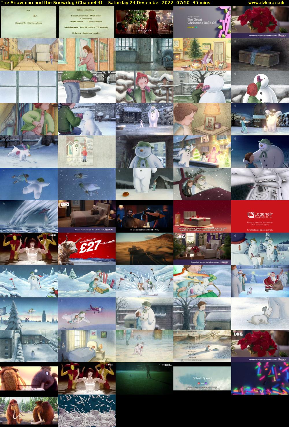 The Snowman and the Snowdog (Channel 4) Saturday 24 December 2022 07:50 - 08:25