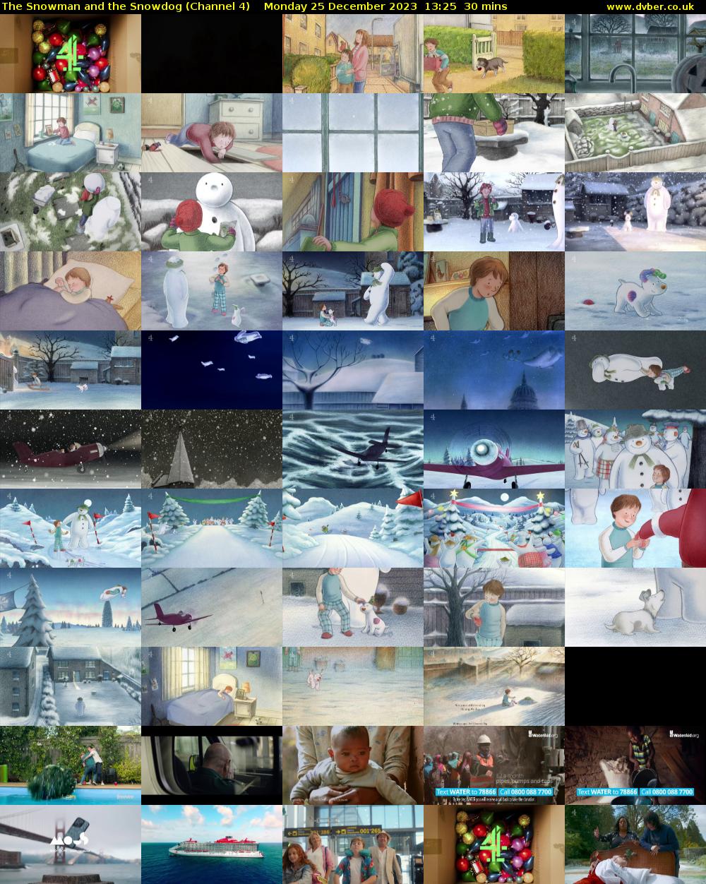 The Snowman and the Snowdog (Channel 4) Monday 25 December 2023 13:25 - 13:55