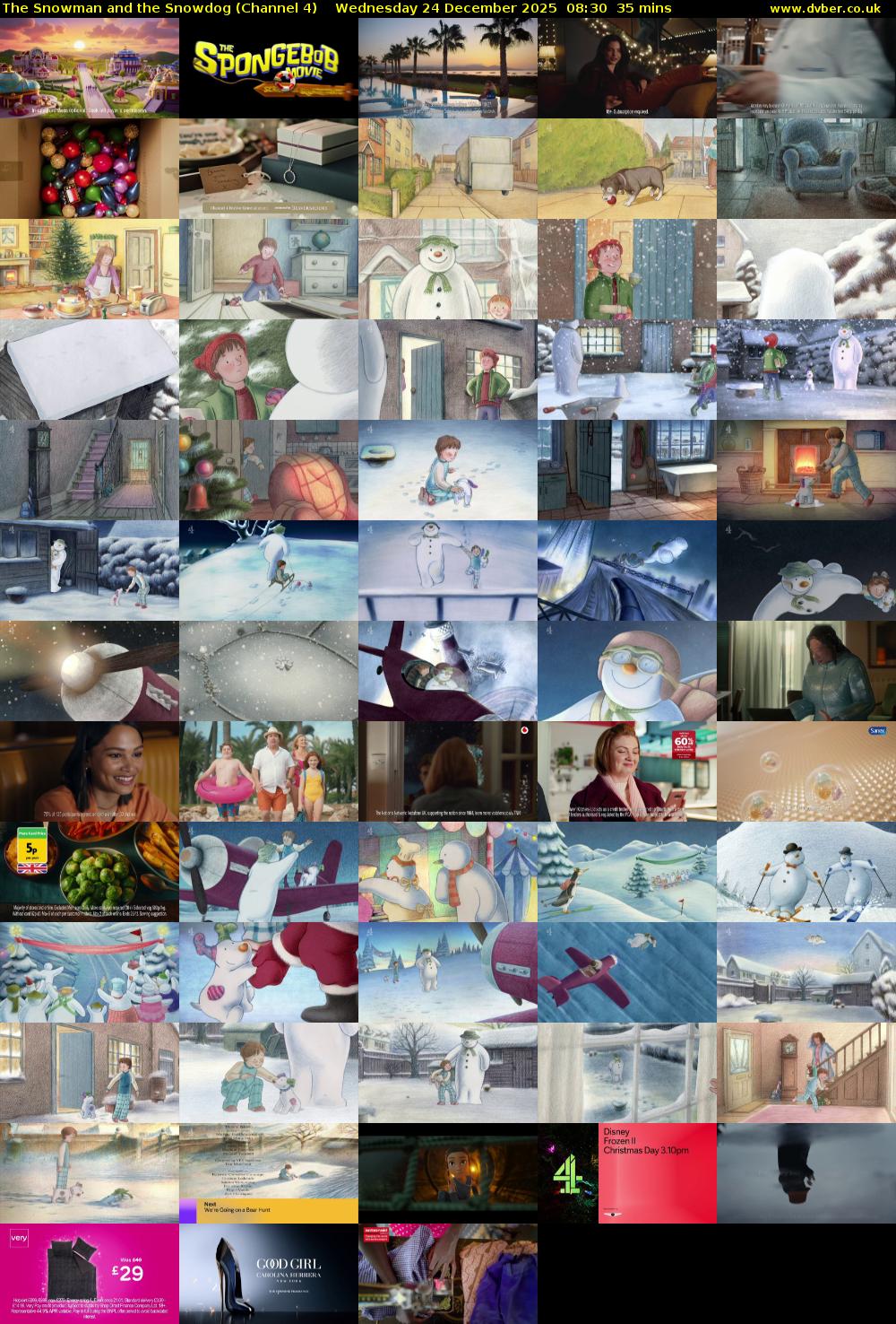 The Snowman and the Snowdog (Channel 4) Wednesday 24 December 2025 08:30 - 09:05