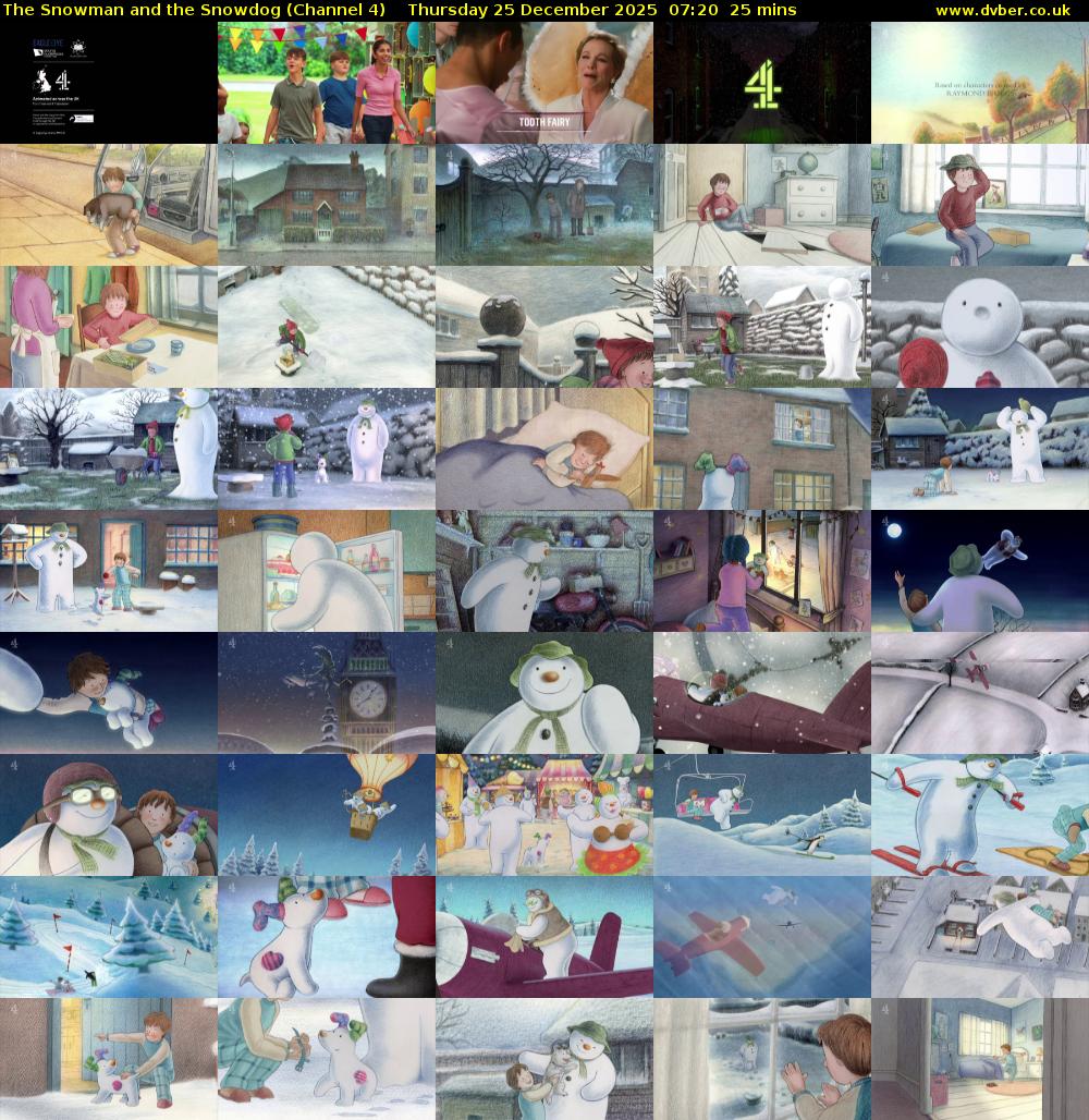 The Snowman and the Snowdog (Channel 4) Thursday 25 December 2025 07:20 - 07:45
