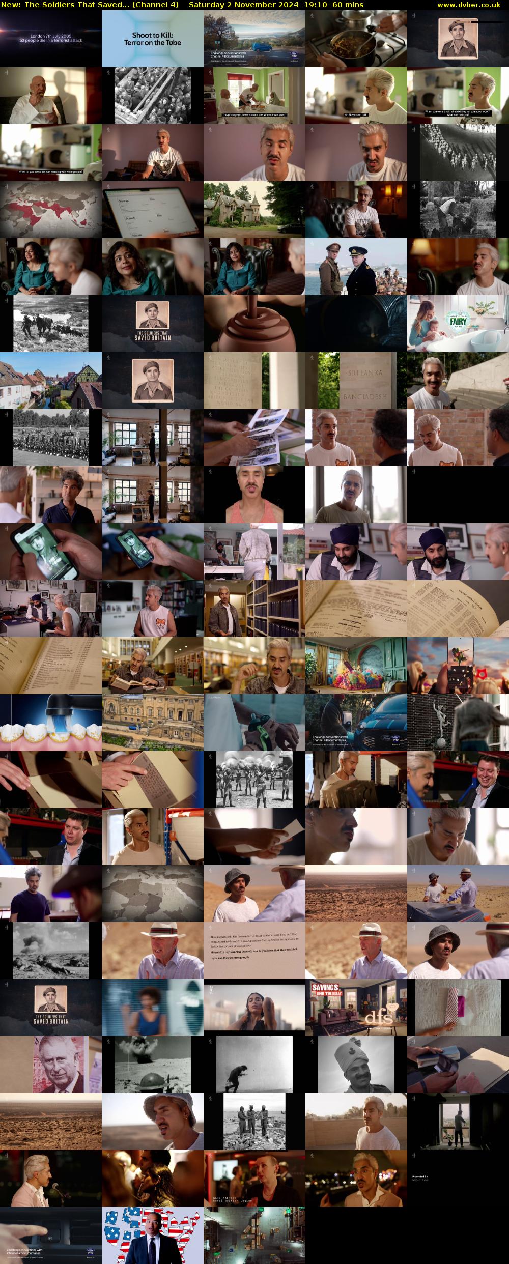 The Soldiers That Saved... (Channel 4) Saturday 2 November 2024 19:10 - 20:10