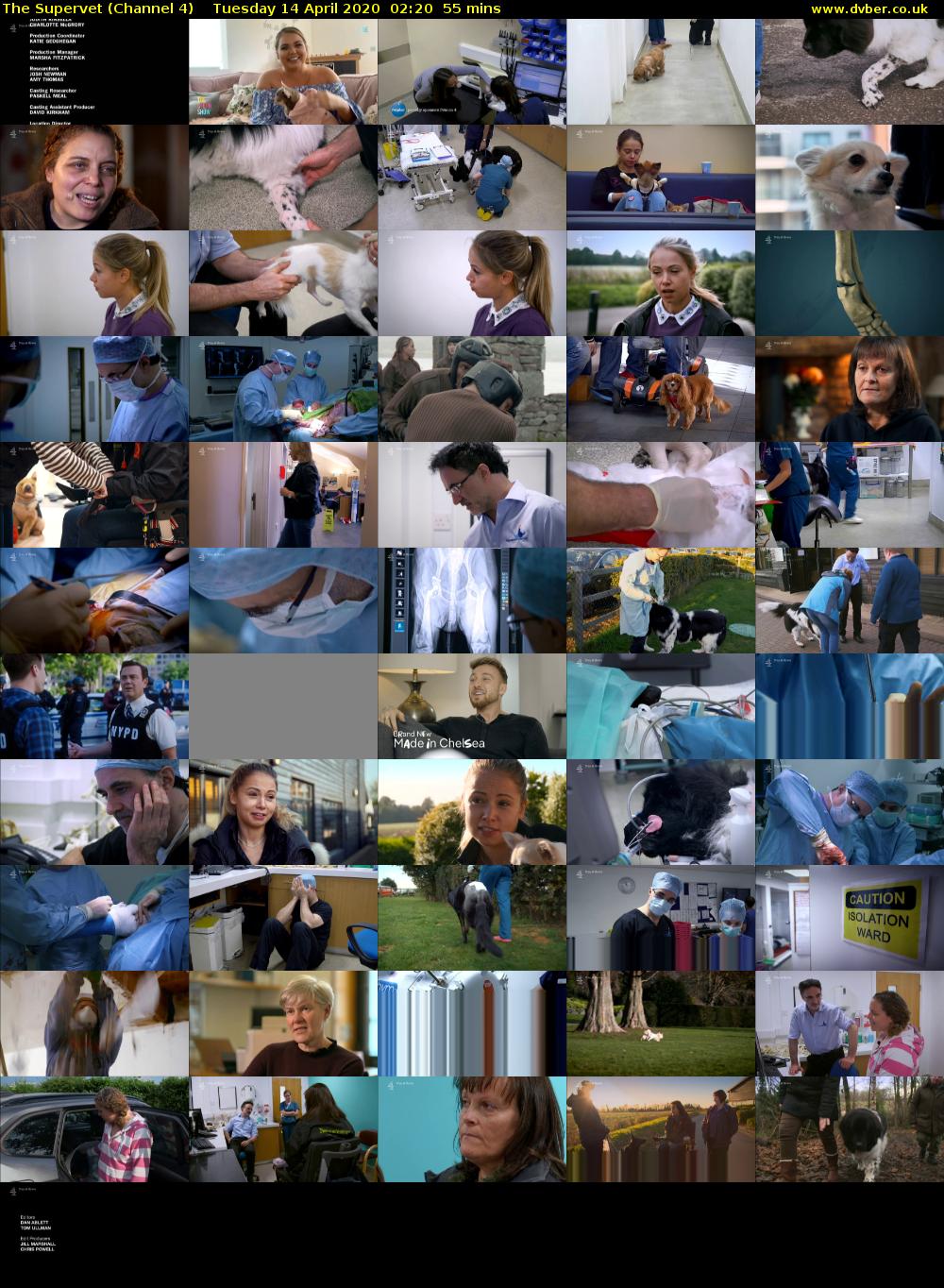 The Supervet (Channel 4) Tuesday 14 April 2020 02:20 - 03:15