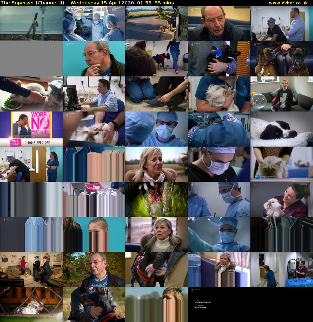 The Supervet (Channel 4) Wednesday 15 April 2020 01:55 - 02:50