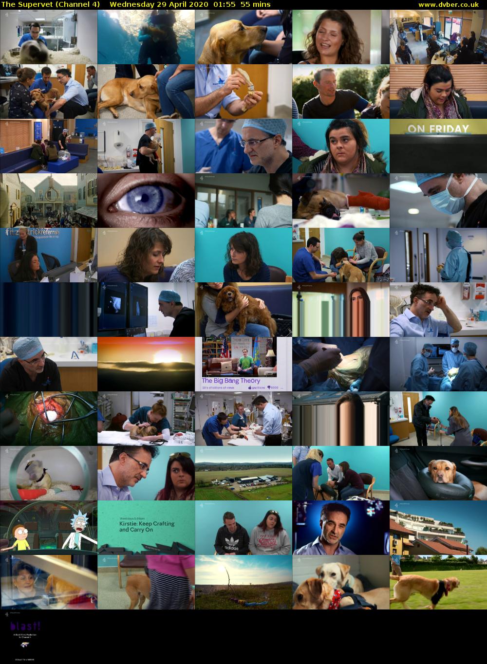 The Supervet (Channel 4) Wednesday 29 April 2020 01:55 - 02:50