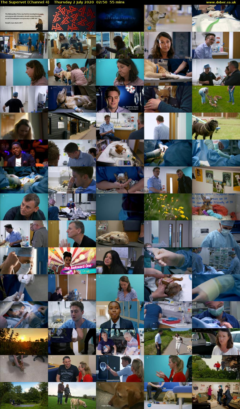 The Supervet (Channel 4) Thursday 2 July 2020 02:50 - 03:45