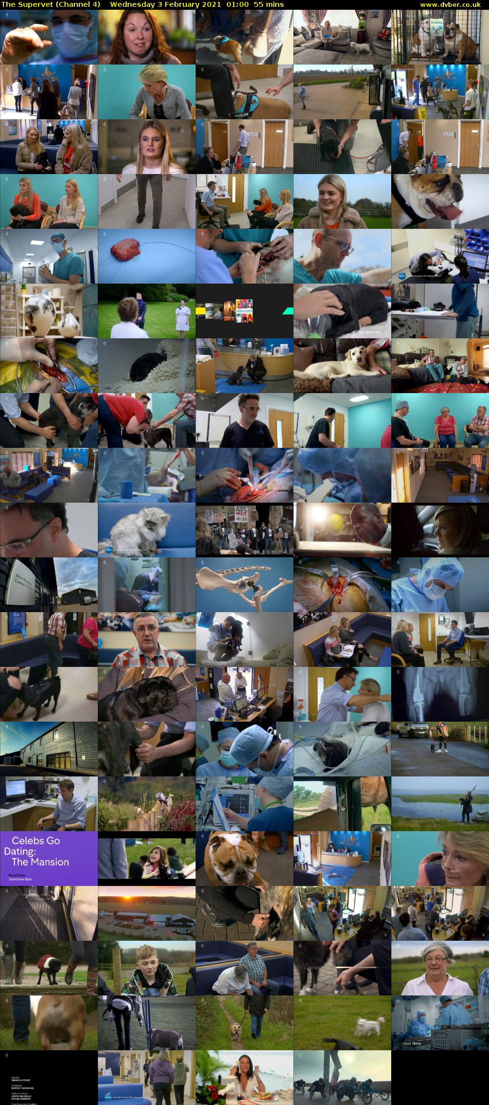 The Supervet (Channel 4) Wednesday 3 February 2021 01:00 - 01:55