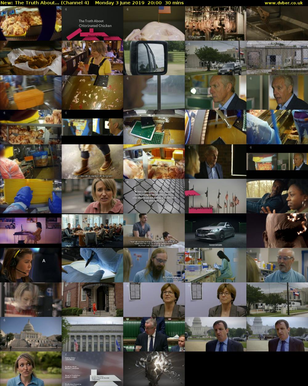 The Truth About... (Channel 4) Monday 3 June 2019 20:00 - 20:30