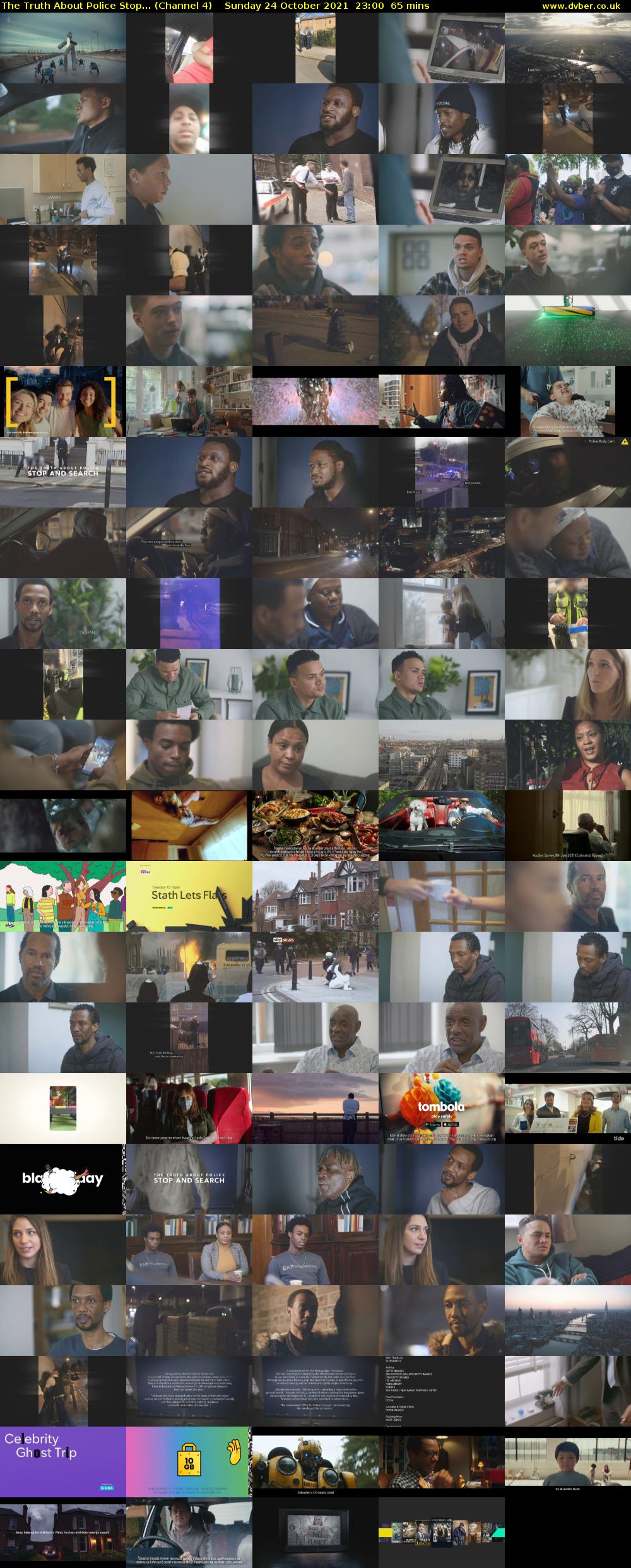 The Truth About Police Stop... (Channel 4) Sunday 24 October 2021 23:00 - 00:05