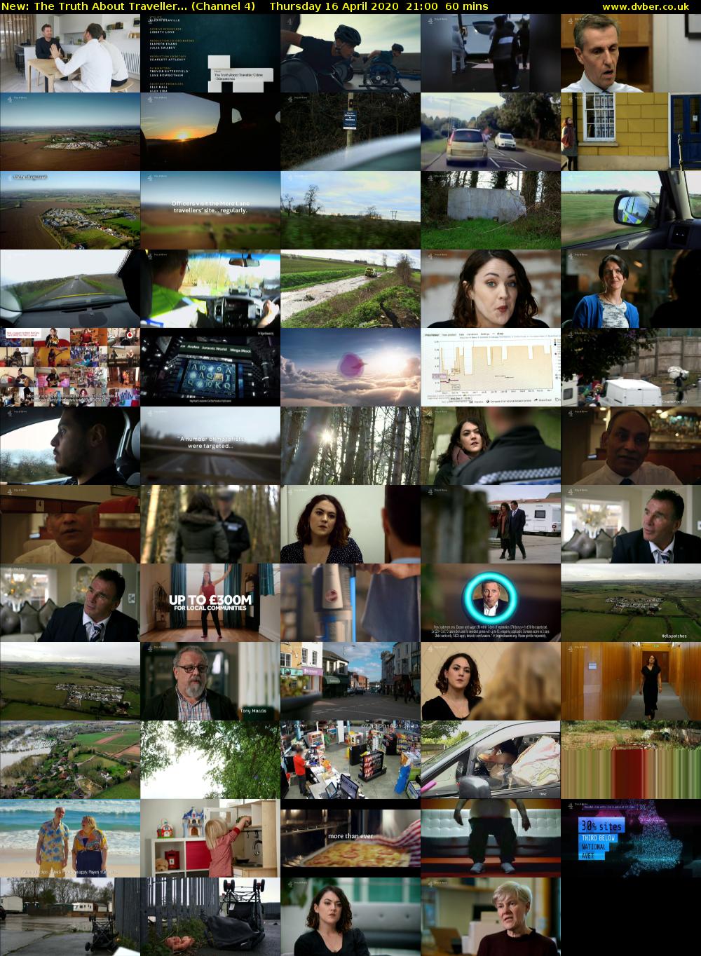 The Truth About Traveller... (Channel 4) Thursday 16 April 2020 21:00 - 22:00