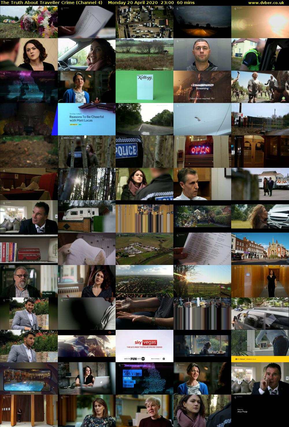 The Truth About Traveller Crime (Channel 4) Monday 20 April 2020 23:00 - 00:00