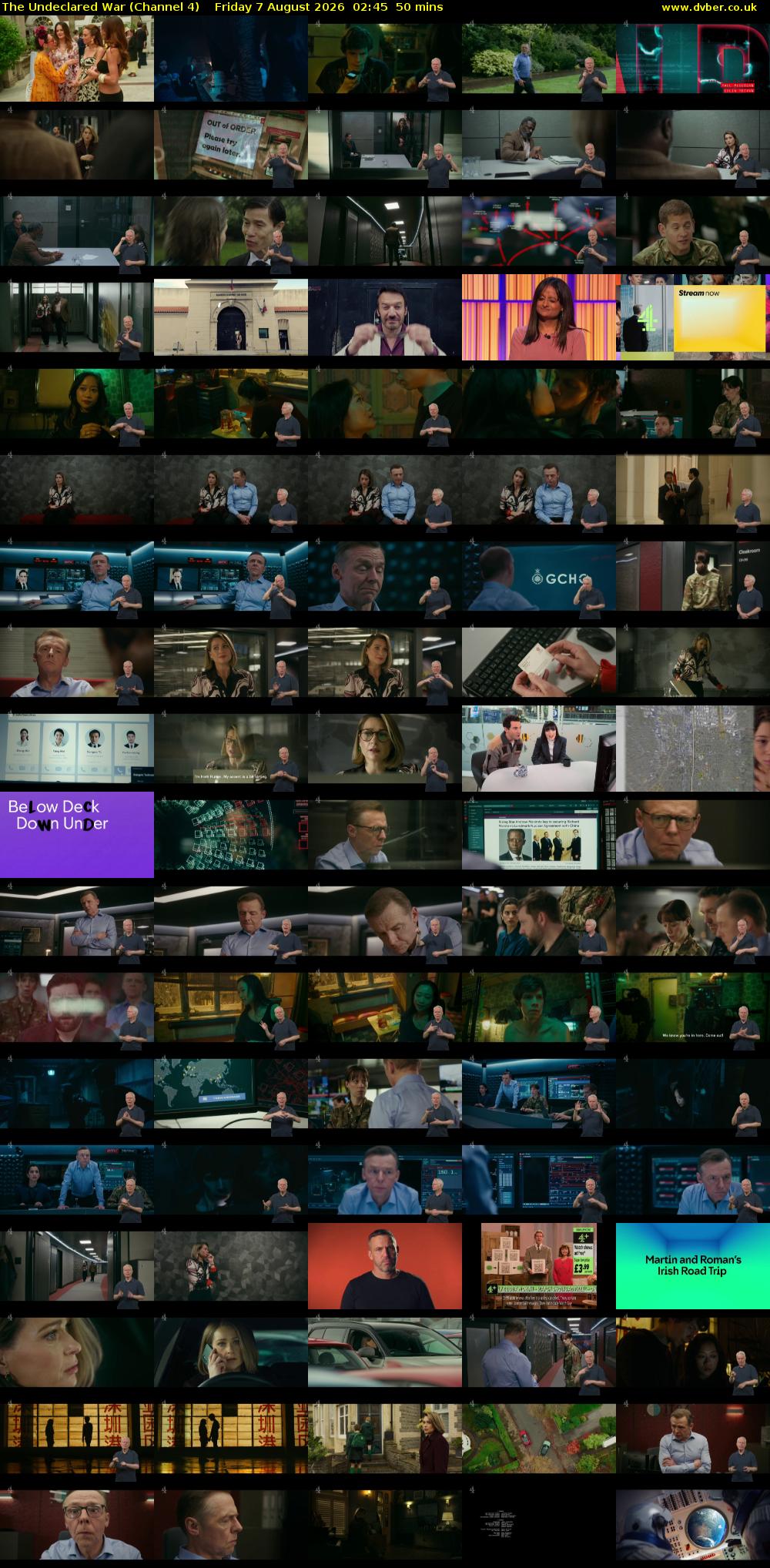 The Undeclared War (Channel 4) Friday 7 August 2026 02:45 - 03:35