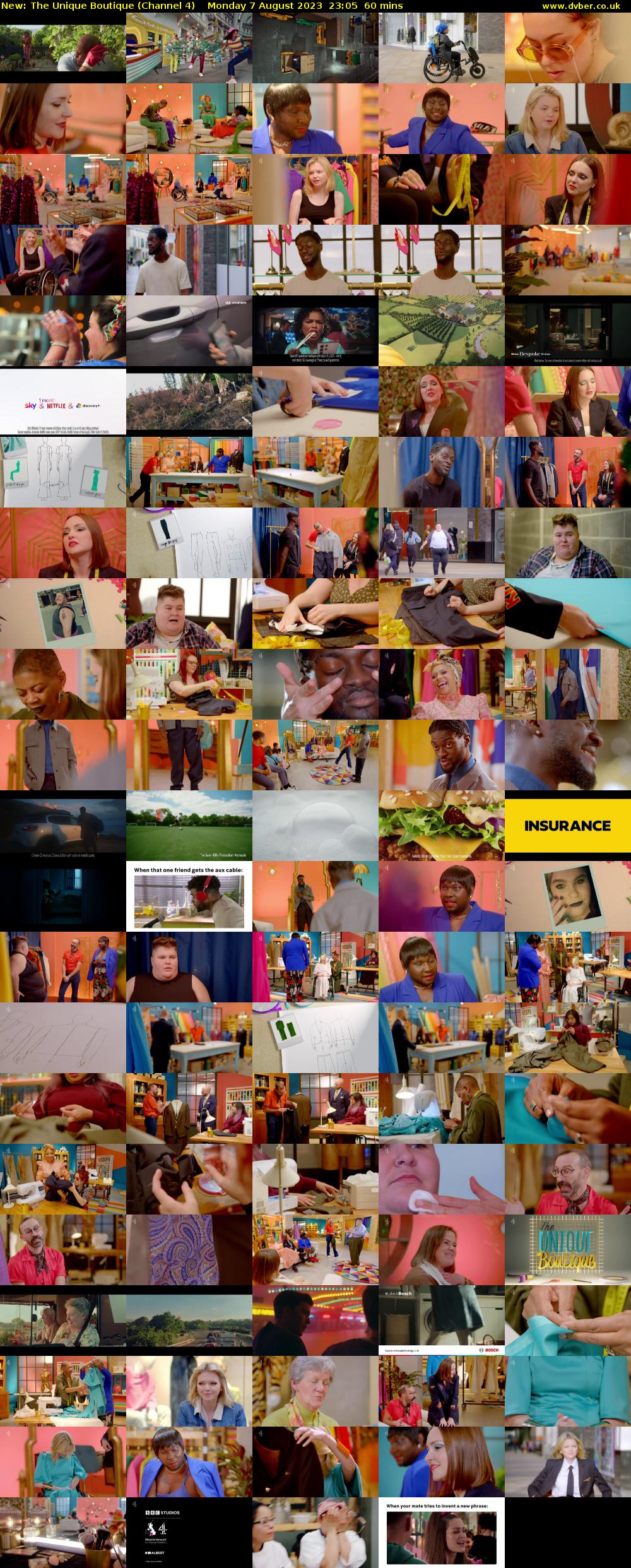 The Unique Boutique (Channel 4) Monday 7 August 2023 23:05 - 00:05