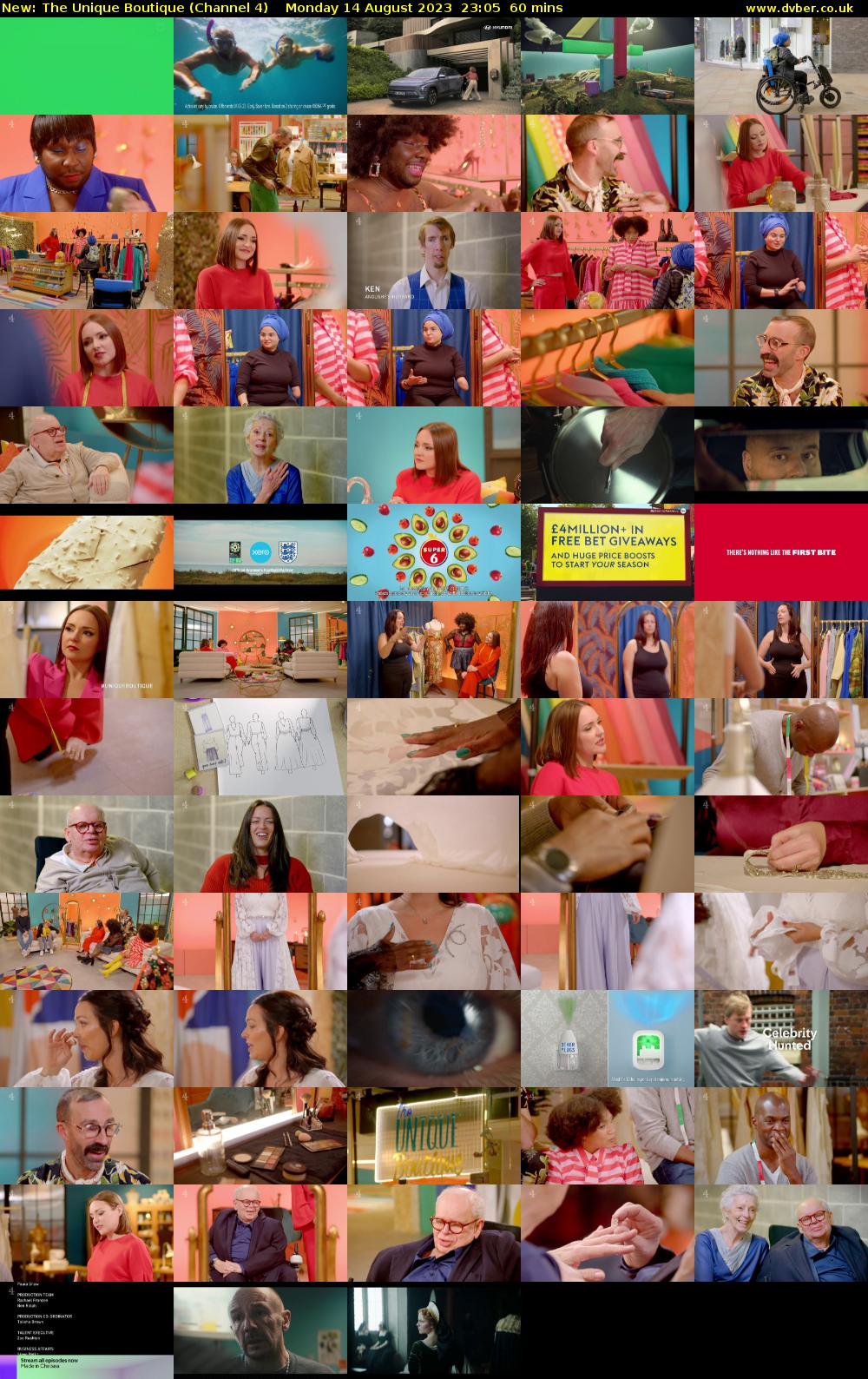 The Unique Boutique (Channel 4) Monday 14 August 2023 23:05 - 00:05