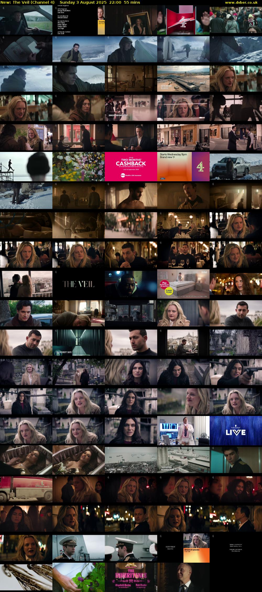 The Veil (Channel 4) Sunday 3 August 2025 22:00 - 22:55