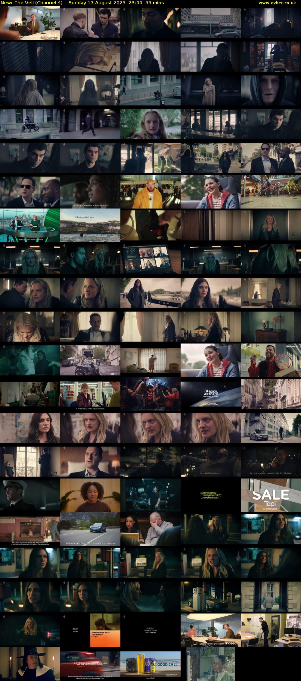 The Veil (Channel 4) Sunday 17 August 2025 23:00 - 23:55