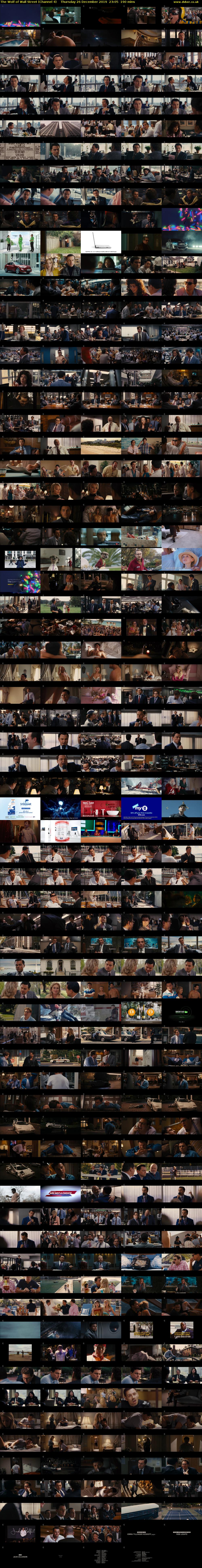 The Wolf of Wall Street (Channel 4) Thursday 26 December 2019 23:05 - 02:15