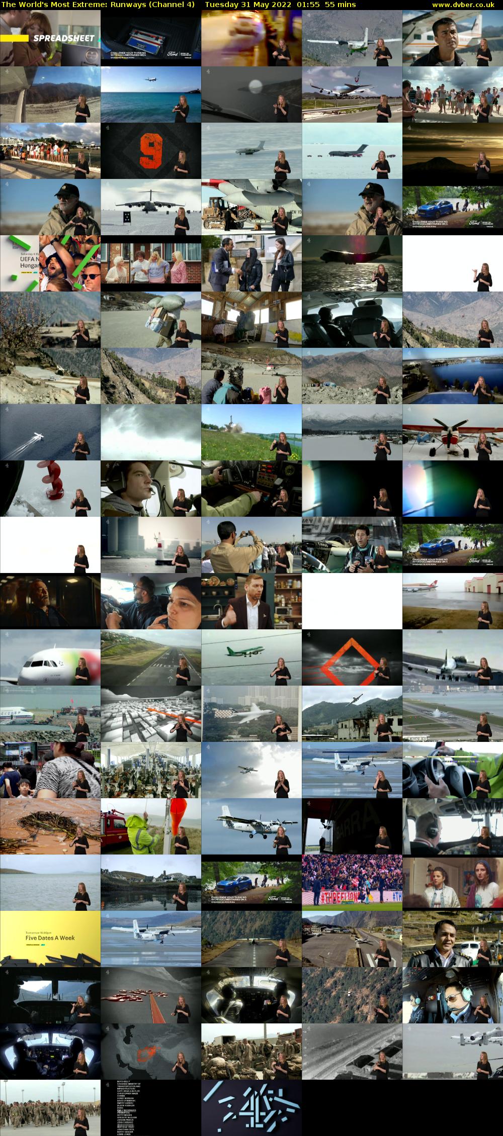 The World's Most Extreme: Runways (Channel 4) Tuesday 31 May 2022 01:55 - 02:50