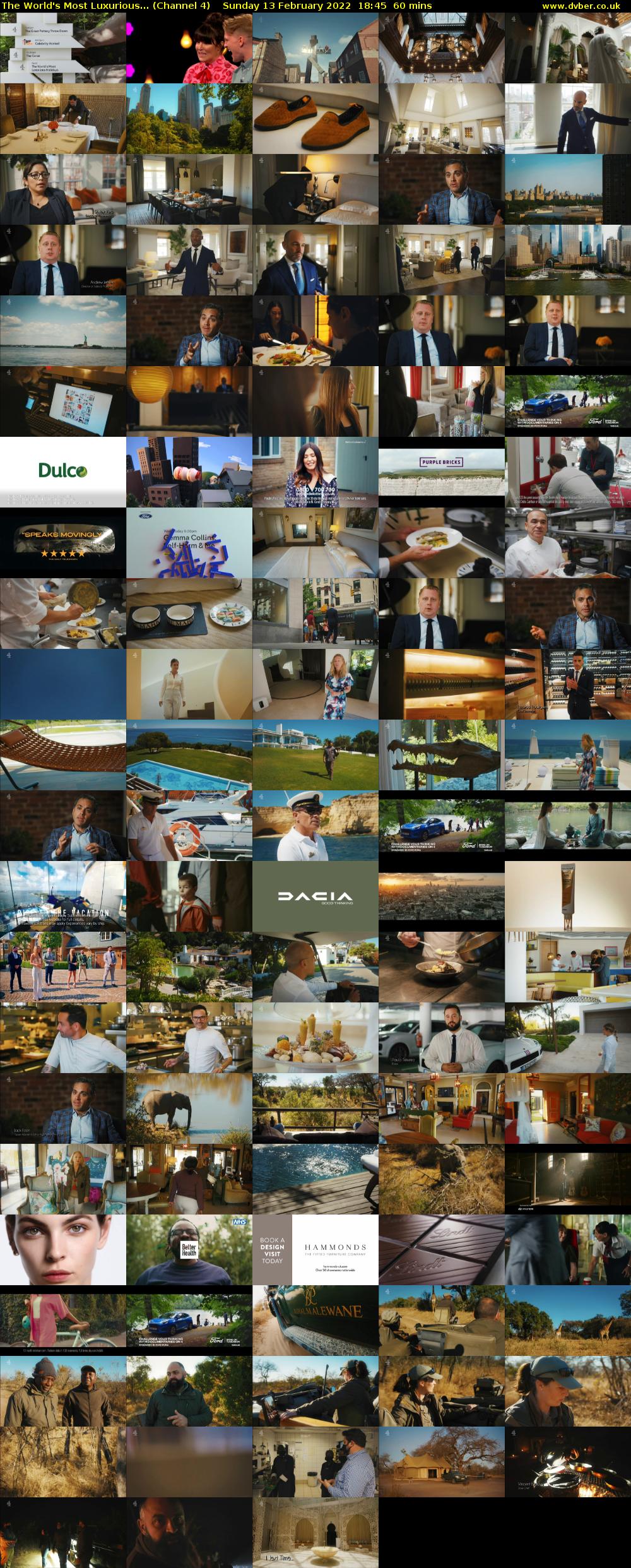 The World's Most Luxurious... (Channel 4) Sunday 13 February 2022 18:45 - 19:45