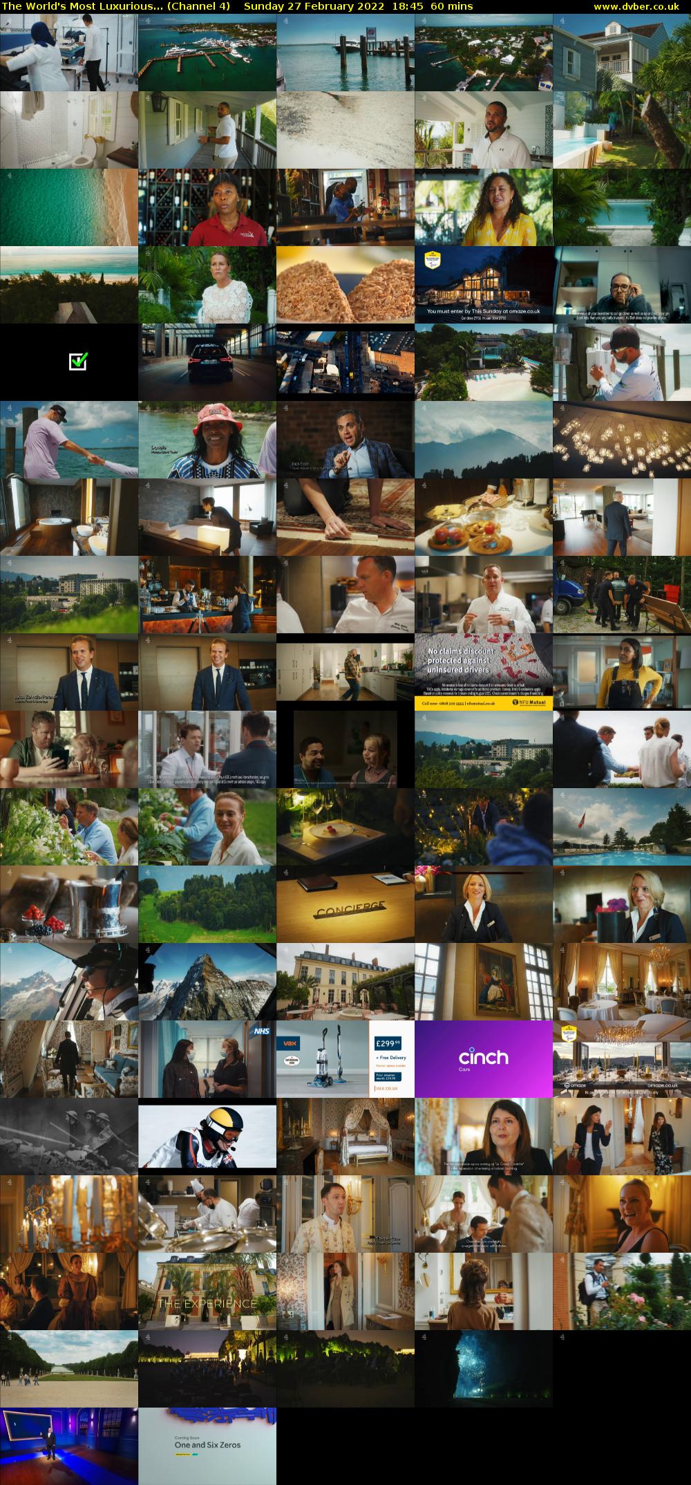 The World's Most Luxurious... (Channel 4) Sunday 27 February 2022 18:45 - 19:45