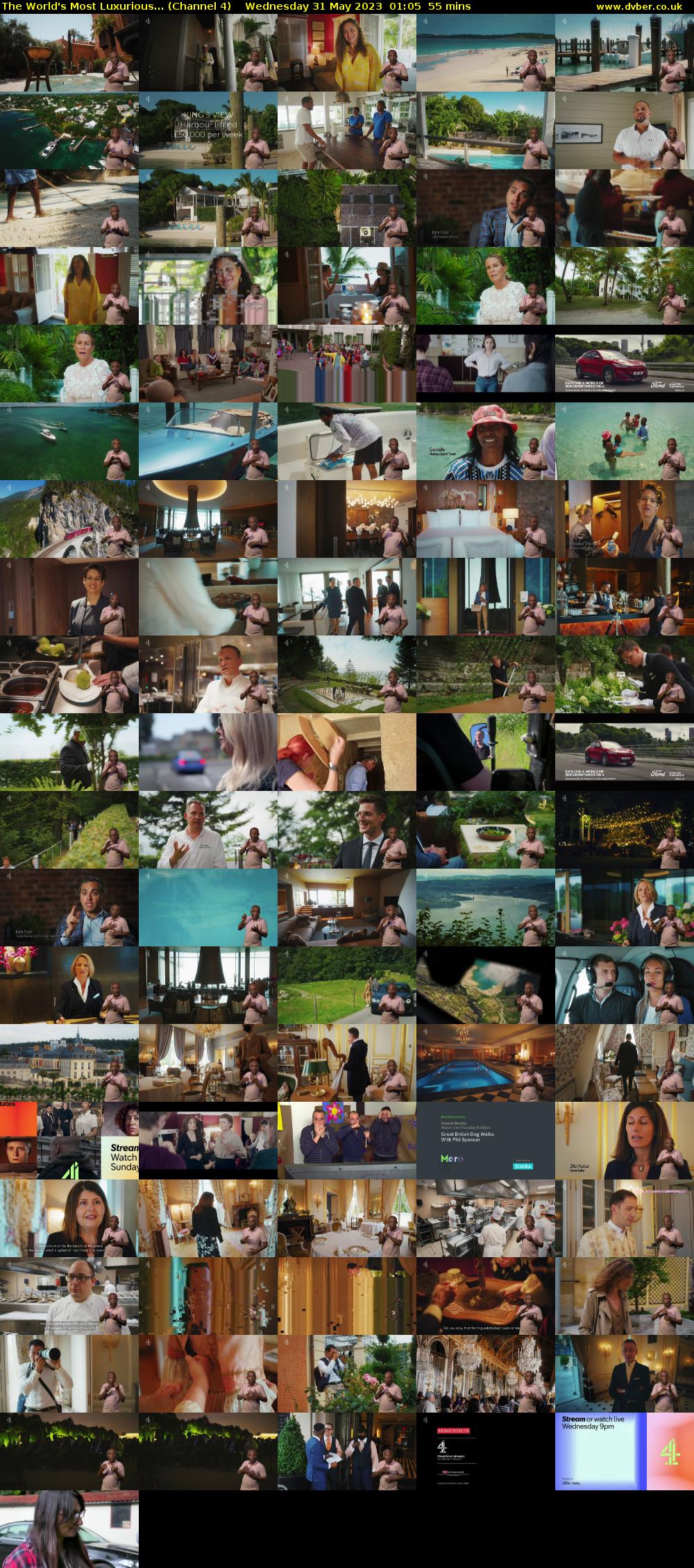The World's Most Luxurious... (Channel 4) Wednesday 31 May 2023 01:05 - 02:00