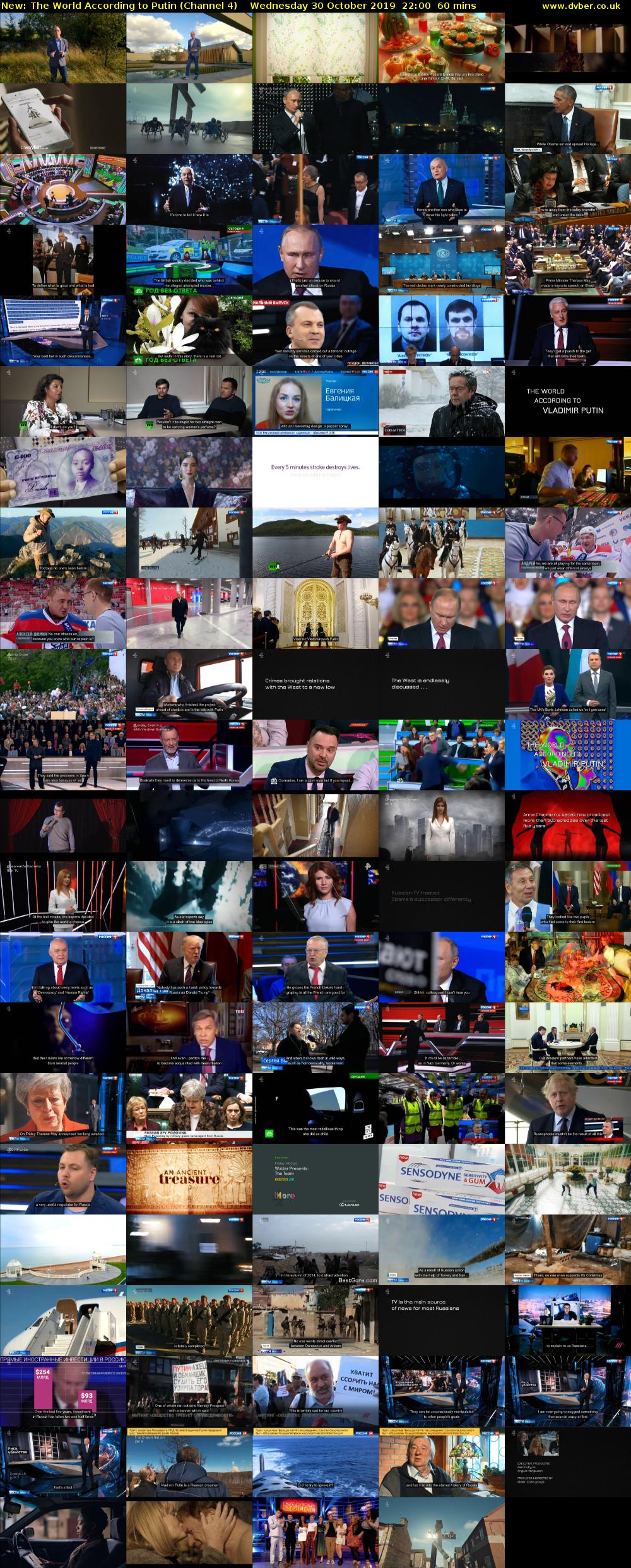 The World According to Putin (Channel 4) Wednesday 30 October 2019 22:00 - 23:00