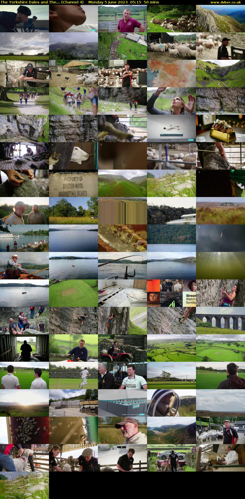 The Yorkshire Dales and The... (Channel 4) Monday 5 June 2023 05:15 - 06:05
